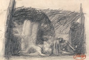 Escena de Prisión de George Romney